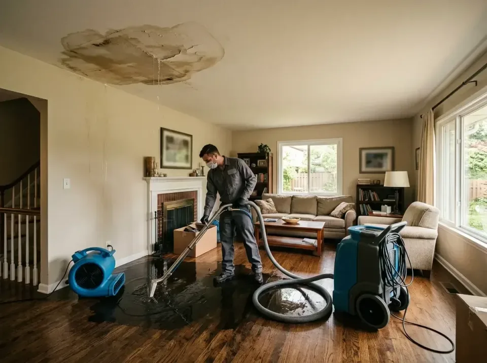attic-pipe-burst-ceiling-drip-008 — frequently asked questions, Water Damage Restoration & Carpet Care in Navy, VA